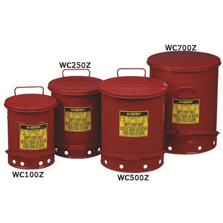 Oily Waste Cans Rag Bins Waste Bins Storage Systems Ltd.