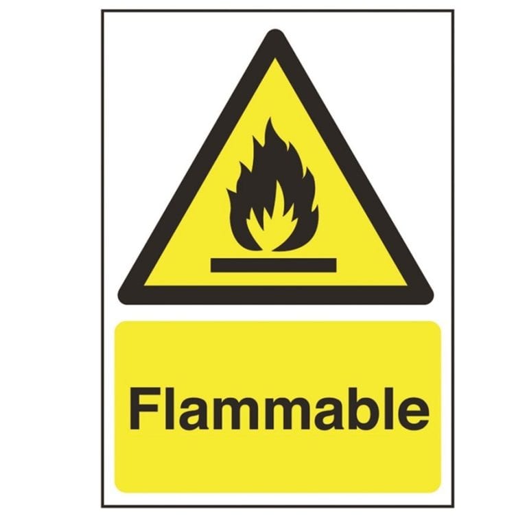 Flammable Hazard Sign Storage Systems and Equipment