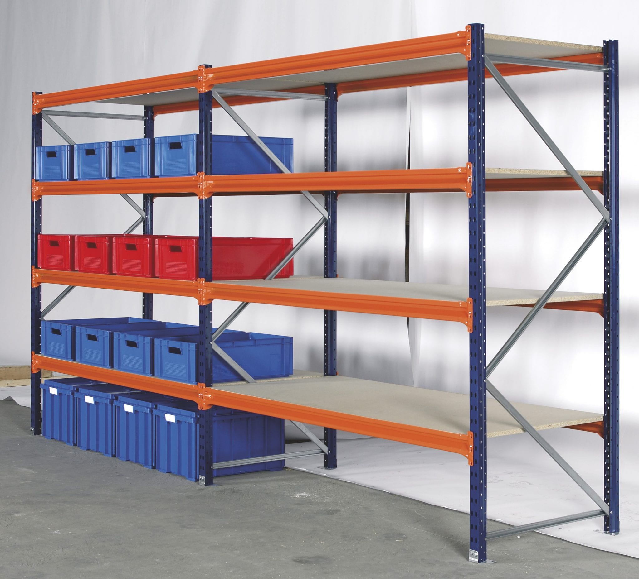 Heavy Duty Longspan Shelving on Wheels