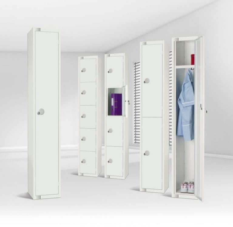 White Lockers (450mm Deep) - Storage Systems and Equipment