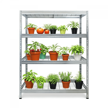 Value Outdoor Mesh Shelving 1800 x 1200 x 450